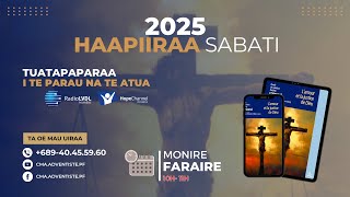 Hapiiraa Sabati - 250117 - Auhia e te Atua