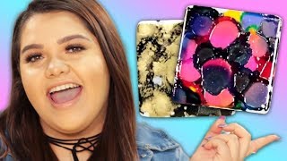 DIY INSTAGRAM COASTERS CHALLENGE?! w/ Karina Garcia, Kellie Sweet \u0026 Alex DeMar