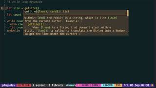 Vimscript Tutorial: While Loop
