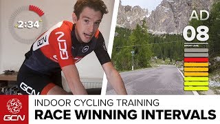 Race Winning Intervals | Indoor Cycling Session On The Passo Falzarego