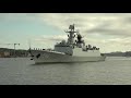 Chinese Naval Ships Pay First Visit to Sweden