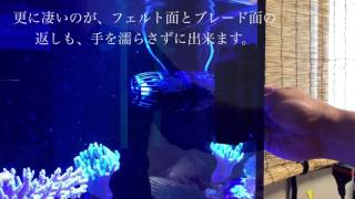 水槽のガラス面掃除グッズ 紹介