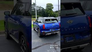 Blazing Blue 2025 MINI Countryman #miniusa #minicooper #2025minicountryman #minicountryman