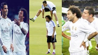 Cristiano Ronaldo and Marcelo funny moment