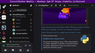CircuitPython Weekly Meeting for May 26, 2026 #adafruit