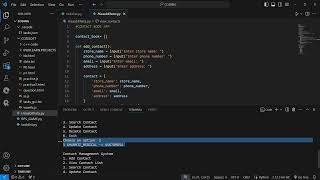 Contact Book using Python π!!! Simple Python Project