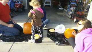 Pumpkin Carving 2012 Time Lapse