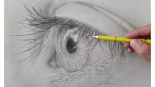 Karakalem Göz Çizimi, Drawing Eyes