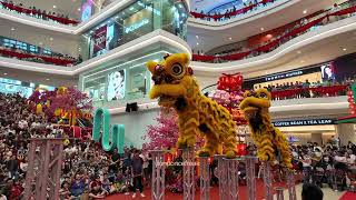 Pre-CNY 2025 - Acrobatic Lion Dance by 𝐌𝐚𝐥𝐚𝐲𝐬𝐢𝐚 𝐊𝐰𝐨𝐧𝐠 馬來西亞光藝龍獅體育會 at Pavilion Bukit Jalil