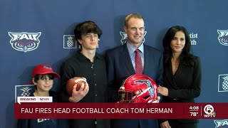 FAU fires head football coach Tom Herman