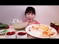 화끈한 매운맛 파티🔥 맵지만 비빔젓갈 닭발 반반덮밥에 고기국수 먹방 셋째 임신 35주차 mukbang