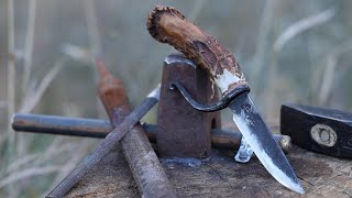 Making a Knife from an Old File - Backyard Blacksmithing