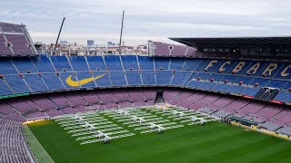 🔵🔴 DEMOLITION OF THIRD TIER OF SOUTH GOAL STAND OF SPOTIFY CAMP NOU