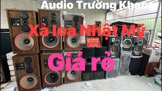 Xả loa Nhật mỹ bãi giá rẻ | loa cerwin vega D9 | vega at15 | pioneer 180A | Audio Trường Khang |