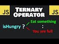JavaScript TERNARY OPERATOR in 6 minutes!  ❓