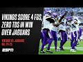 Minnesota Vikings vs. Jacksonville Jaguars | Vikings score four FGs, zero TDs in W over Jags | #NFL