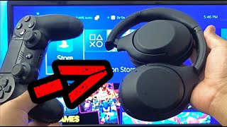 How to Connect SONY WX-HB Headphones to [PS4]