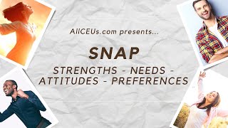 Strengths Needs Attitudes Preferences and Temperament: SNAP T Overview