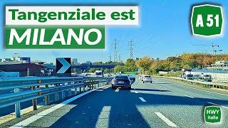 Tangenziale Est di MILANO | Autostrada A51 | percorso completo feat. @RS_Spirito.Siciliano