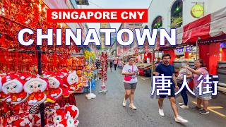 Newly Opened Chinese New Year Street Market at Chinatown Singapore | CNY Lights Up 2025🇸🇬🧧🧨🧨🧨