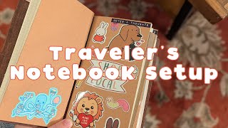 A Budget Friendly Standard Traveler's Notebook Setup