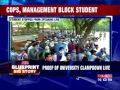 students are not allowed to speak to media protest at sairam college