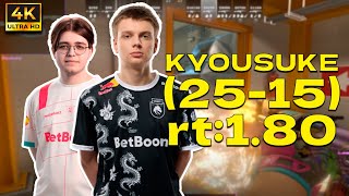 kyousuke (25-15) rt:1.80 w/Magnojez l EU FACEIT RANKED (nuke) | #cs2 #pov