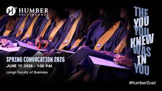 #HumberGrad Spring 2026 | Ceremony 5 of 11 | June 17 at 1:30 p.m.