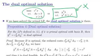 [OR3-Theory] Lecture 2: Duality #6 Dual optimal solution and strong duality