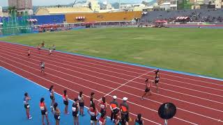 20180425164415 107年全國中等學校運動會田徑賽高中女4x400公尺接力4x400公尺接力賽第3組 臺中市后綜高中 雲林縣虎尾高中 進決賽。