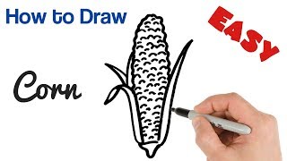 How to Draw Corn / Сómo dibujar el maíz