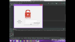 Password manager GUI using TKinter (Python)