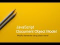 Javascript DOM Access Elements by Tag Name