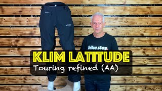 Klim Latitude Goretex trousers from their Touring range - AA rated