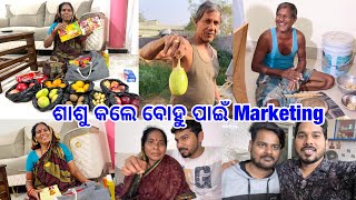 ଶାଶୁ କଲେ ବୋହୁ ପାଇଁ Marketing || ବାପା ମା ପୁଅ ମିଶିକି ତୋଳିଲୁ ବାଡ଼ି ଫସଲ @DpEatingShow