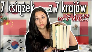 7 książek z 7 krajów w 7 dni? 🤔📚 Czytam książki z różnych krajów ✨