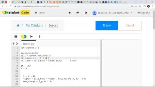 VPython Intro 4