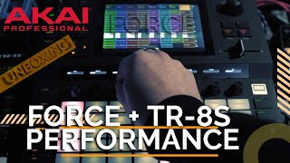 AKAI FORCE UNBOXING - FORCE + ROLAND TR8-S LIVE PERFORMANCE -  3.1.1