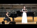 soprano ye eun choi 소프라노 최예은 nun beut die flur die schöpfung