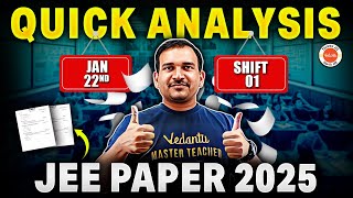 JEE PAPER 22nd shift 1 Analysis....