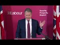 replay keir starmer speech vowing to quit if police fine him over beergate