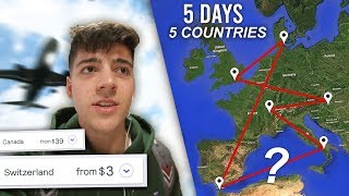 I Took the CHEAPEST Flight EVERYDAY for a WEEK… (How did I end up here)