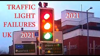 UK Traffic Light Failures 2021 compilation