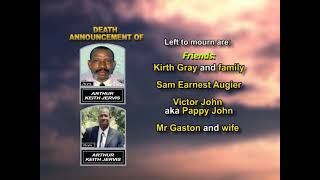 Arthur Keith Jervis ~ Long Obituary