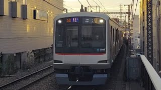 東急田園都市線5000系5108F各駅停車押上駅行き青葉台駅到着(2022/12/4)