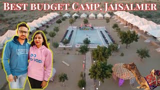 BEST BUDGET DESERT CAMP IN SAM JAISALMER | JEEP SAFARI-CAMEL RIDE | LUXURY TENTS IN SAM SAND DUNES