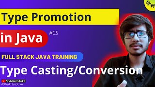 Type Promotion in Java : Type casting , Type conversion in java #ShukriyaJava #javatutorial