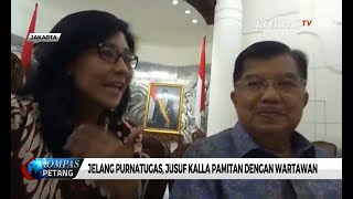 Jelang Purnatugas, Jusuf Kalla Pamitan dengan Wartawan