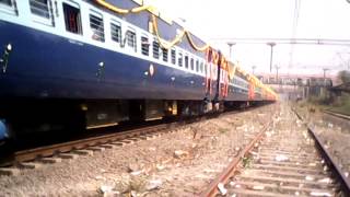 Inagural Run Spl:- LTT KCVL SF EXPRESS  at Bhandup