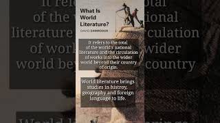 What is World Literature?